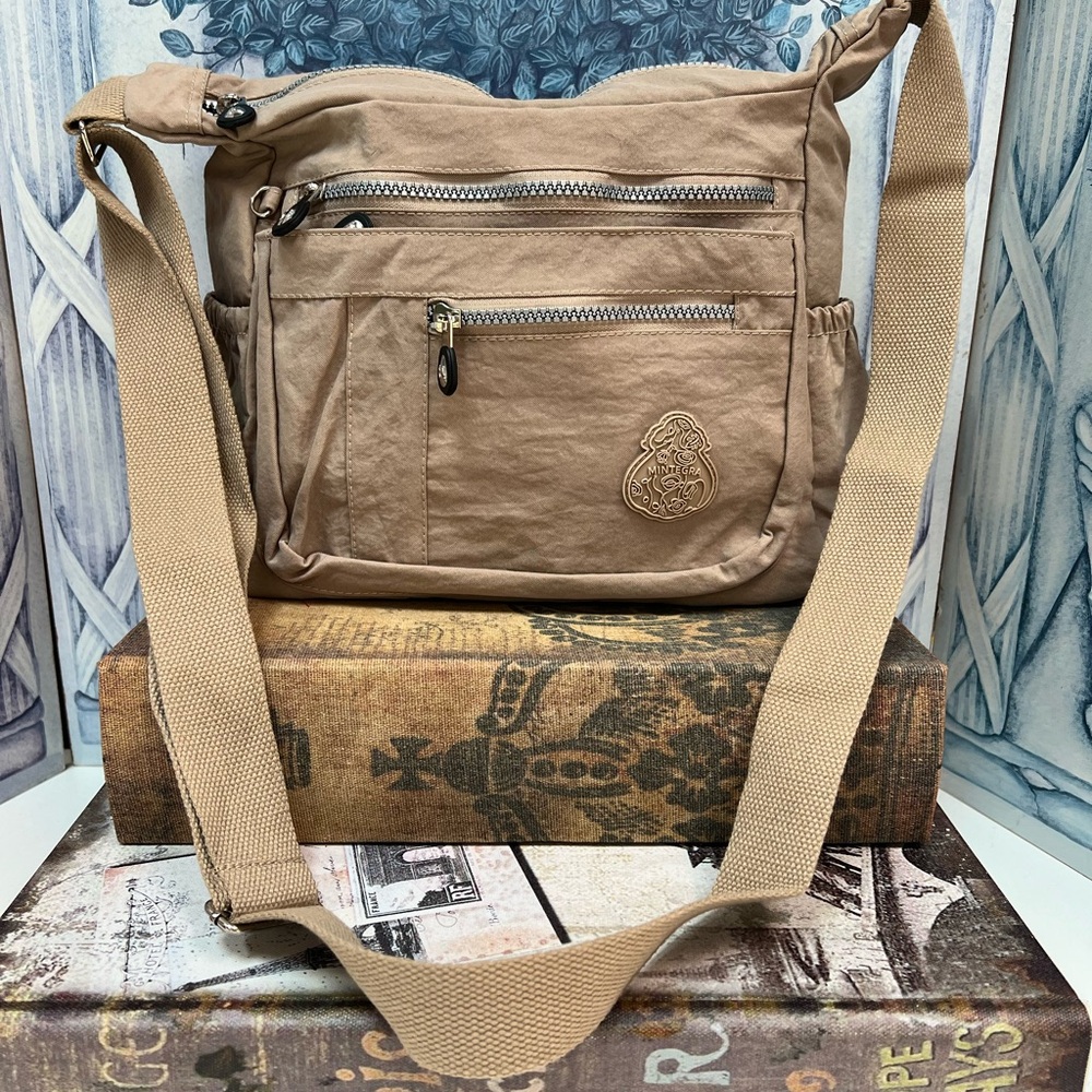 Mintegra Khaki Crossbody Bag